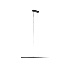 Modern függőlámpa, fekete, 90 cm, LED-del, Banda