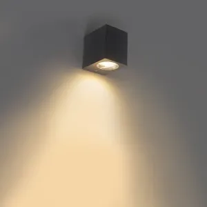 Modern kültéri fali lámpa szürke műanyagból - Baleno