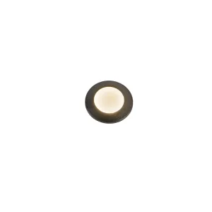Modern süllyesztett folt fekete 5 cm, LED IP67 - Teresa