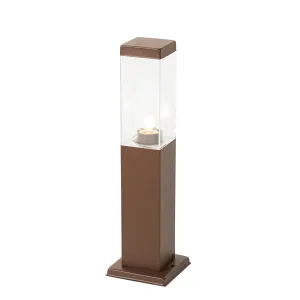 Modern kültéri lámpaoszlop rozsdabarna 45 cm - Malios