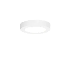 Süllyesztett vagy felületre szerelt spot fehér 14 cm LED-del 3 fokozatú fényerő-melegítés - Transz