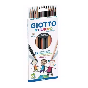 Szines ceruzák GIOTTO Skin Tones / 12 szín  (Szines ceruzák Giotto)