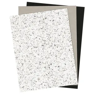 Műbőr papír  Monochrome - 3 db, 1 csomagolás (műbőr papír)