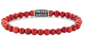 Rebel&Rose Gyöngy karkötő Red Delight Vintage RR-60118-V 20 cm - L+