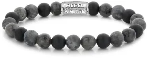 Rebel&Rose Gyöngy karkötő szürke Grey Rocks RR-80069-S 20 cm - L+