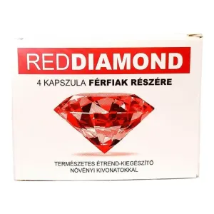 Red Diamond - természetes étrend-kiegészítő férfiaknak (4 db)
