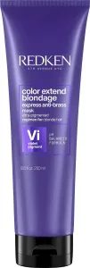 Redken Color Extend Blondage (Express Anti-brass Purple Mask) 350 ml a sárga hajtónust semlegesítő hajpakolás 250 ml