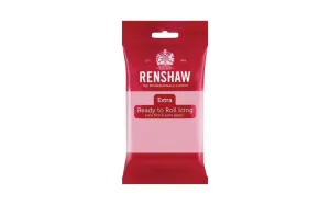 Rózsaszín fondant - hengerelt fondant Pink - 250 g - Renshaw #1433950
