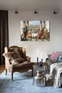 Vászonkép Giambattista Tiepolo - Kleopátra bankettje (reprodukcie obrazov)