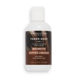 Revolution Haircare Élénkítő szín barna hajra Brunette Coffee Liquer (Toner Shot) 100 ml