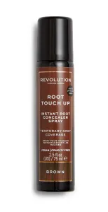 Revolution Haircare Hajlenövést és ősz hajszálakat fedő spray Root Touch Up (Instant Root Concealer Spray) 75 ml Brown
