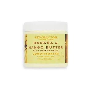 Revolution Haircare Hajmaszk Banana + Mango Butter with Niacinamide (Conditioning Hair Mask) 200 ml