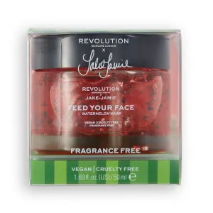 Revolution Skincare Hidratáló és tápláló arcmaszk görögdinnye x Jake Jamie (Watermelon Hydrating Face Mask) 50 ml