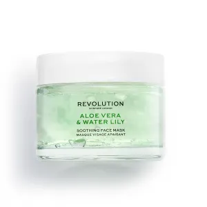 Revolution Skincare Nyugtató arcápoló maszk Skincare Aloe Vera & Water Lily (Soothing Face Mask) 50 ml