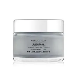 Revolution Skincare Tisztító maszk aktív szénnel (Purifying Charcoal Mask) 50 ml