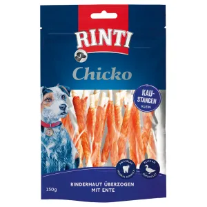 18x150g RINTI Chicko rágórudak - kicsi kutyasnack kacsa