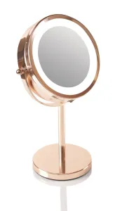Rio-Beauty Kétoldalas kozmetikai tükör (Rose Gold Mirror)