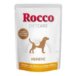 12x300g Rocco Diet Care Hepatic Rocco Diet Care Hepatic csirke, zabpehely & túró tasakos nedves kutyatáp