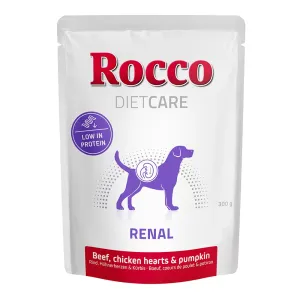 12x300g Rocco Diet Care Renal marha, csirke & tök tasakos nedves kutyatáp