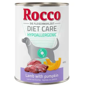 12x400g Rocco Diet Care Hypoallergen bárány nedves kutyatáp