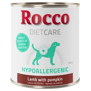 12x800g Rocco Diet Care Hypoallergen bárány nedves kutyatáp