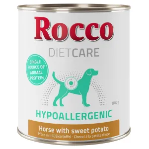 12x800g Rocco Diet Care Hypoallergen ló nedves kutyatáp