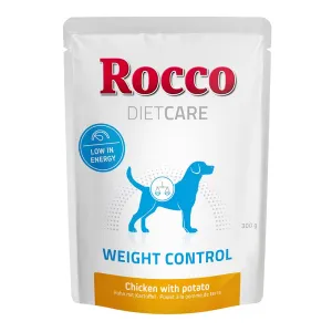 24x300g Rocco Diet Care Weight Control csirke & burgonya tasakos nedves kutyatáp