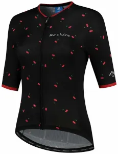 luxus női jersey Rogelli Gyümölcsösség  rövid ujj, fekete-piros 010.065