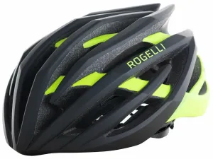Ultrakönnyű kerékpáros sisak Rogelli TECTA, fekete fényvisszaverő sárga 009.812