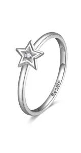 Rosato Bájos ezüst gyűrű csillaggal Allegra RZA027 52 mm