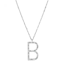 Rosato Ezüst medál nyaklánc B betű medállal Cubica RZCU02(lánc, medál)