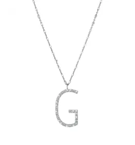 Rosato Ezüst medál nyaklánc G betű medállal Cubica RZCU07 (lánc, medál)