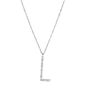Rosato Ezüst nyaklánc L betű medállal Cubica RZCU12(lánc, medál)