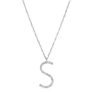 Rosato Ezüst nyaklánc S betű medállal Cubica RZCU19 (lánc, medál)