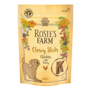 3x70g Rosie's Farm csirke & pulyka rágósnack kutyáknak
