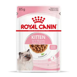 24x85g Royal Canin Kitten szószban nedves macskatáp