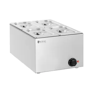 Bain marie - 640 W - 4 x GN 1/4 - Royal Catering