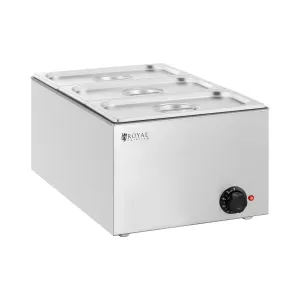 Bain marie - 640 W - 3 x GN 1/3 - Royal Catering