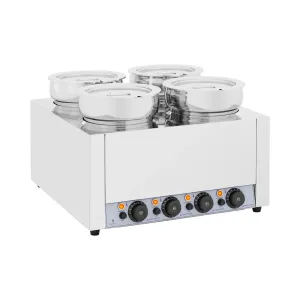 Bain Marie - 28 l - 2000 W - fényes - Royal Catering