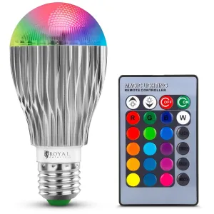 RGB LED lámpa távirányítóval - 16 színbeállítás - 5 W | Royal Catering