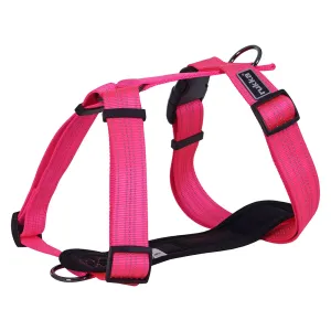 Rukka® Form Neon kutyahám, pink, L: 80 - 130 cm mellkerület, 40 mm széles