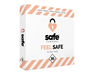 SAFE Feel Safe - vékony óvszer (36db)