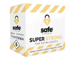 SAFE Super Strong - extra erős óvszer (5db)