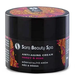 Sara Beauty Spa bőrfiatalító arckrém – Méz & Rózsa