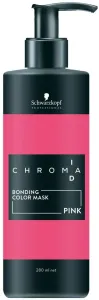 Schwarzkopf Professional Intenzív színező hajmaszk Chroma ID (Intense Bonding Color Mask) 280 ml Pink
