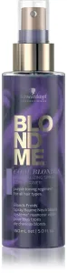 Schwarzkopf Professional Sárga tónust semlegesítő hajbalzsam spray BLONDME Cool Blondes (Neutralizing Spray Conditioner) 150 ml