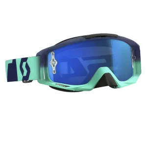 Motocross szemüveg Scott Tyrant MXVI  oxide-turquoise-blue-electric blue chrome