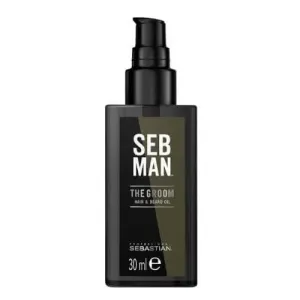 Sebastian Professional Haj- és szakállolaj SEB MAN The Groom (Hair & Beard Oil) 30 ml