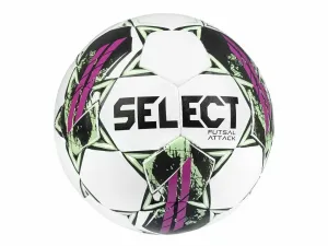 Futsal labda Select FB Futsal Támadás fehér rózsaszín méret. 4