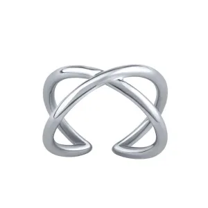 Silvego Bámulatos nyitott ezüst gyűrű Arin Infinity RMM22726